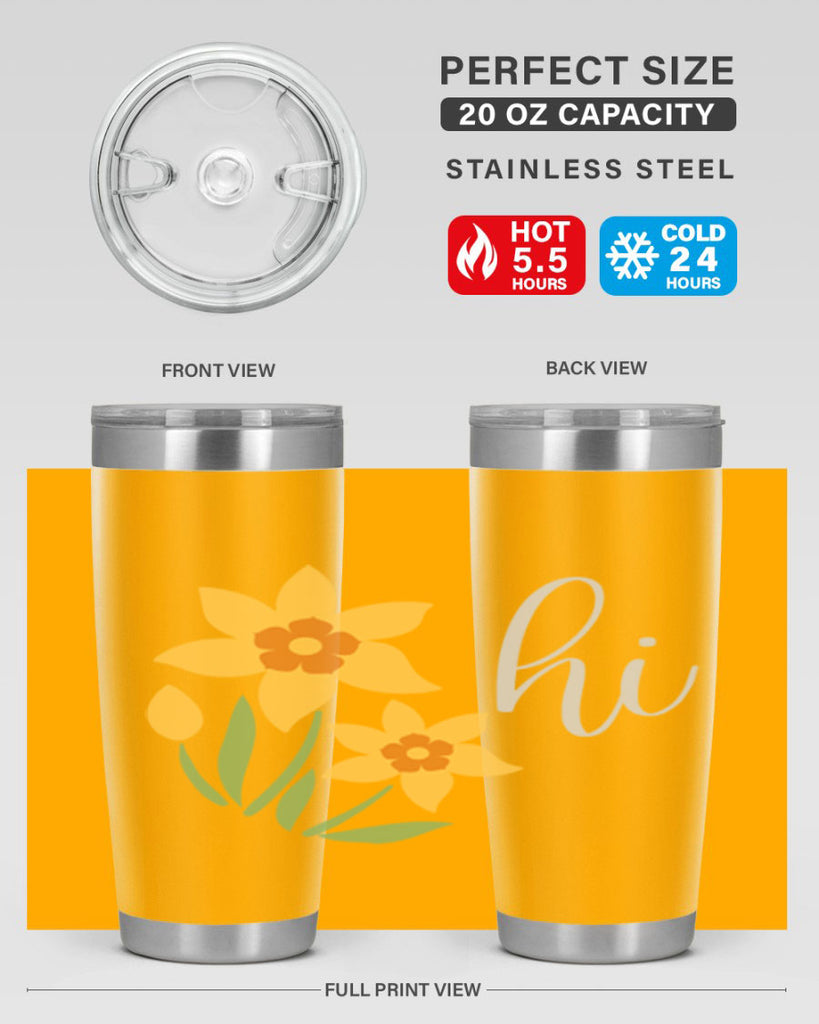 Hi daffodil flower236#- spring- Tumbler