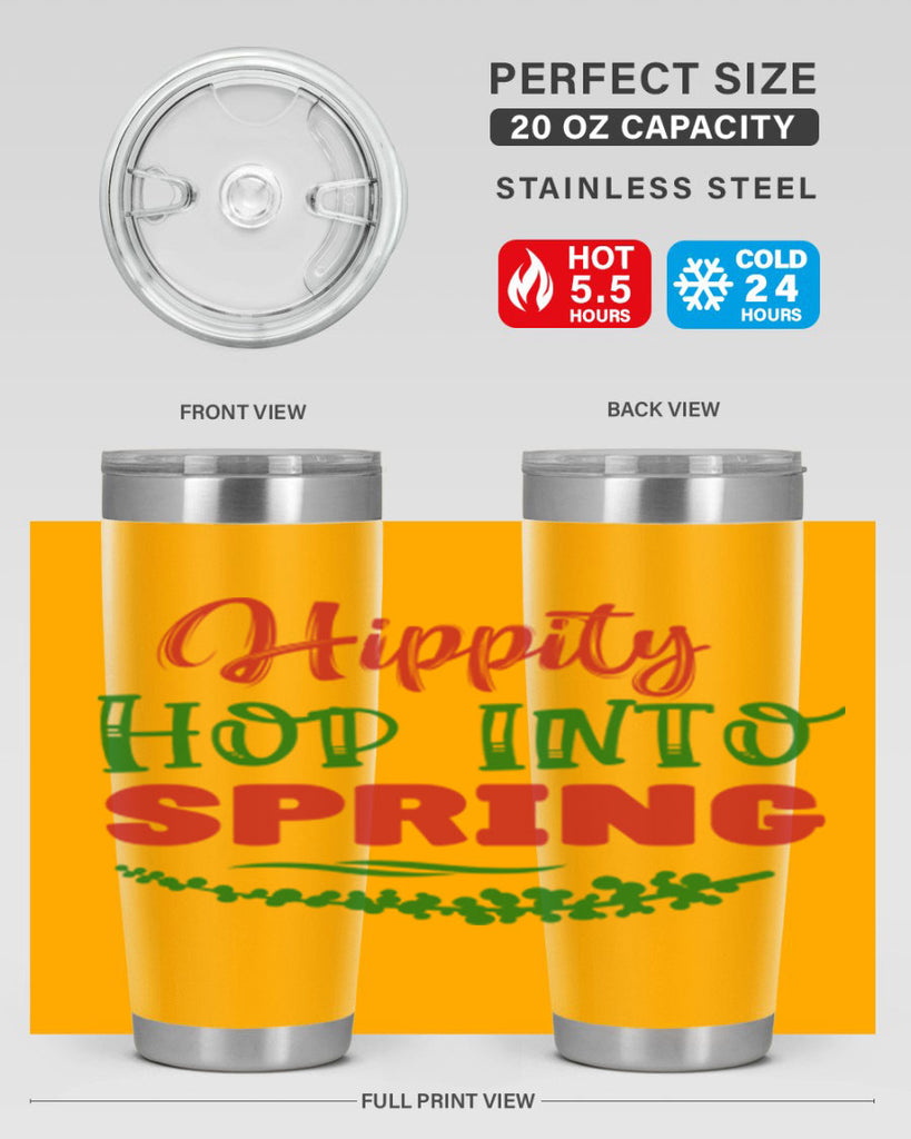 Hippity Hop into Spring 239#- spring- Tumbler