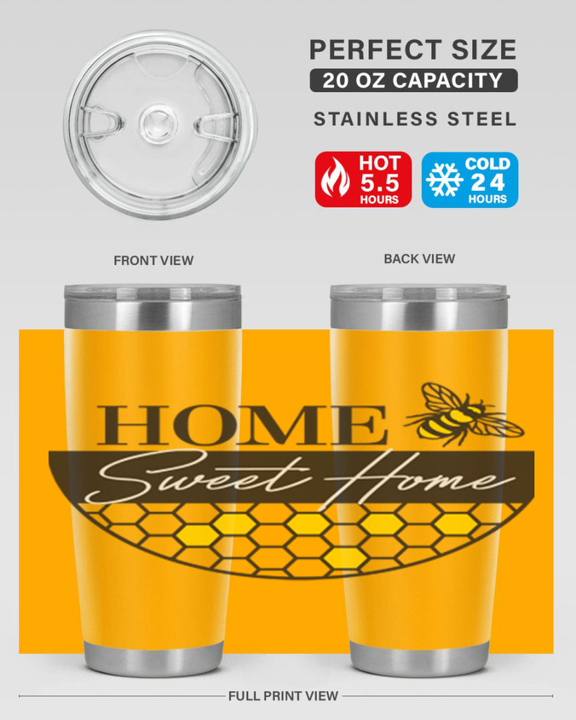 Home Sweet home bee and hive244#- spring- Tumbler