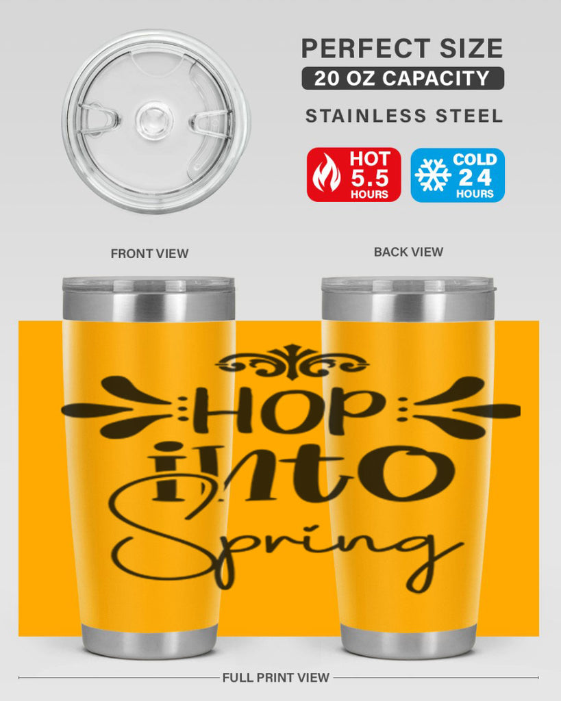 Hop into Spring 247#- spring- Tumbler