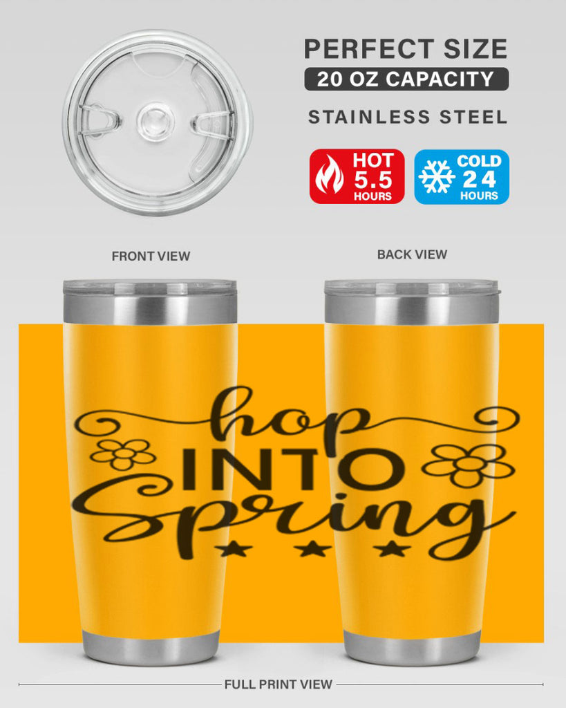Hop into spring  252#- spring- Tumbler