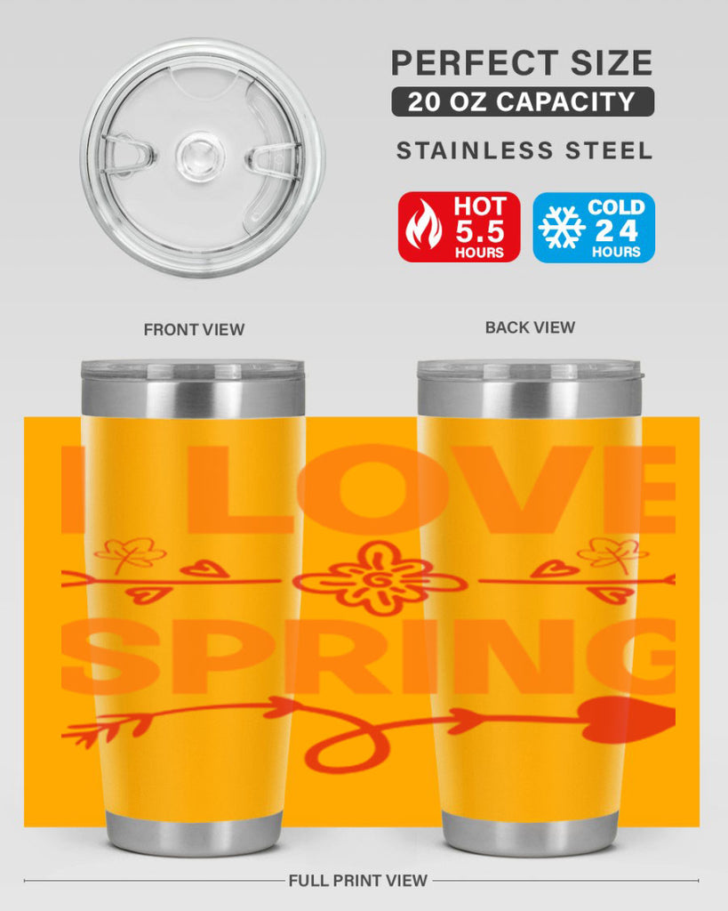 I love spring 271#- spring- Tumbler