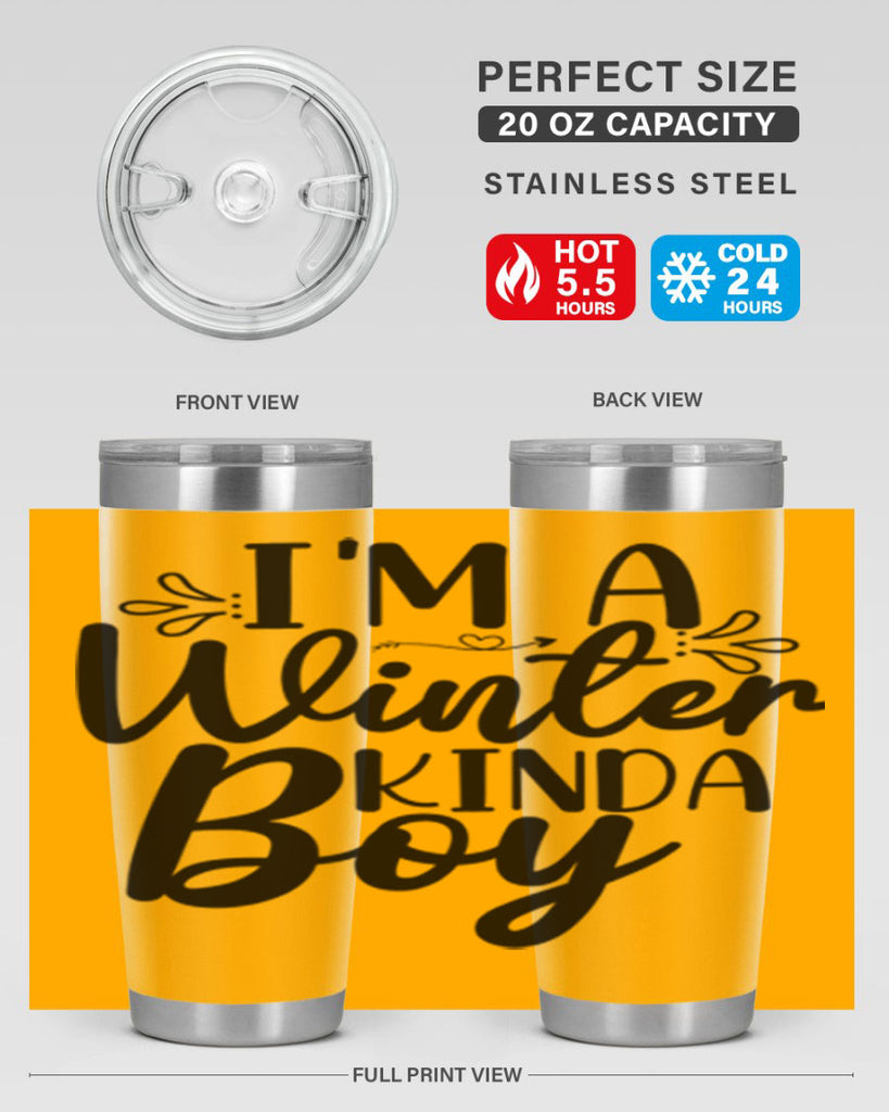 Im A Winter Kinda Boy 238#- winter- Tumbler