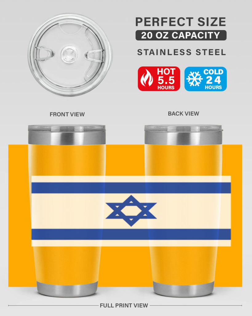 Israel 116#- world flags- Tumbler
