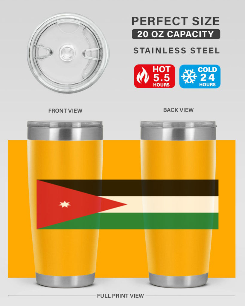 Jordan 112#- world flags- Tumbler