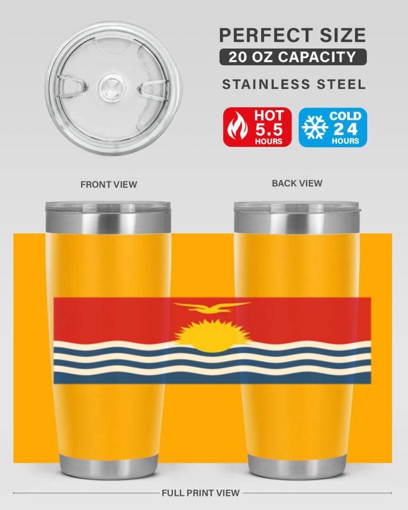 Kiribati 109#- world flags- Tumbler
