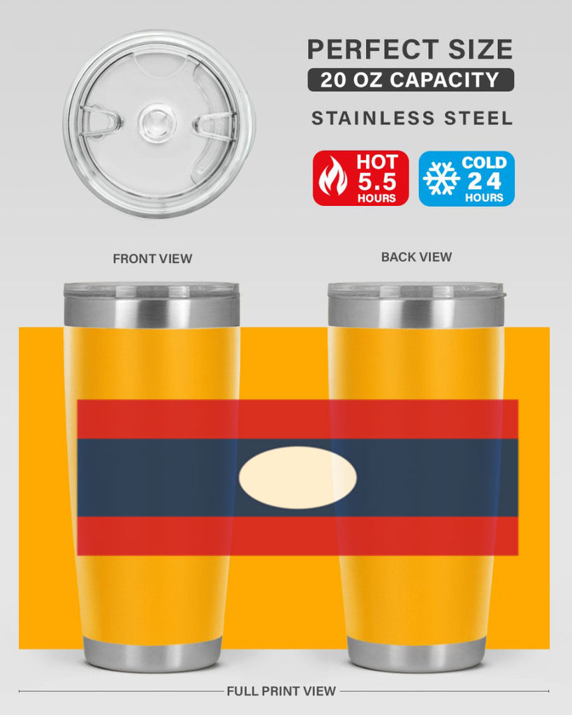 Laos 105#- world flags- Tumbler