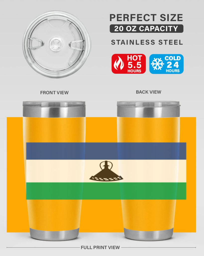 Lesotho 102#- world flags- Tumbler