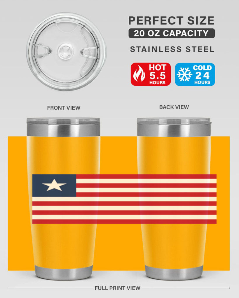 Liberia 101#- world flags- Tumbler