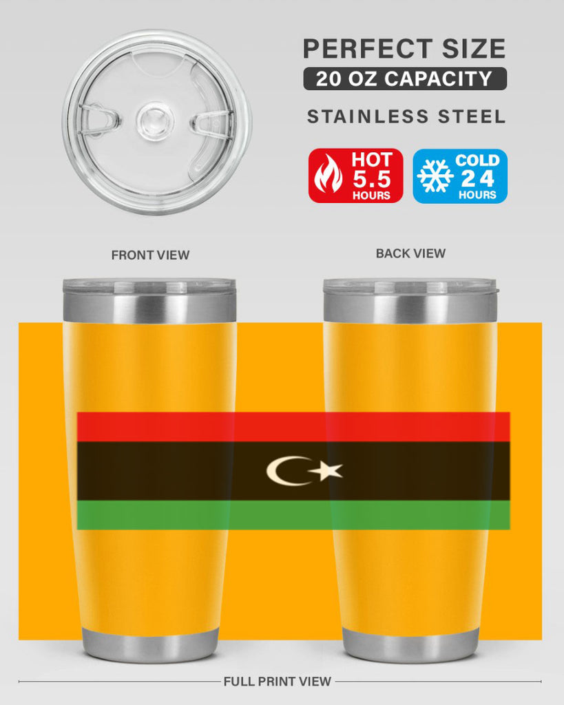 Libya 100#- world flags- Tumbler