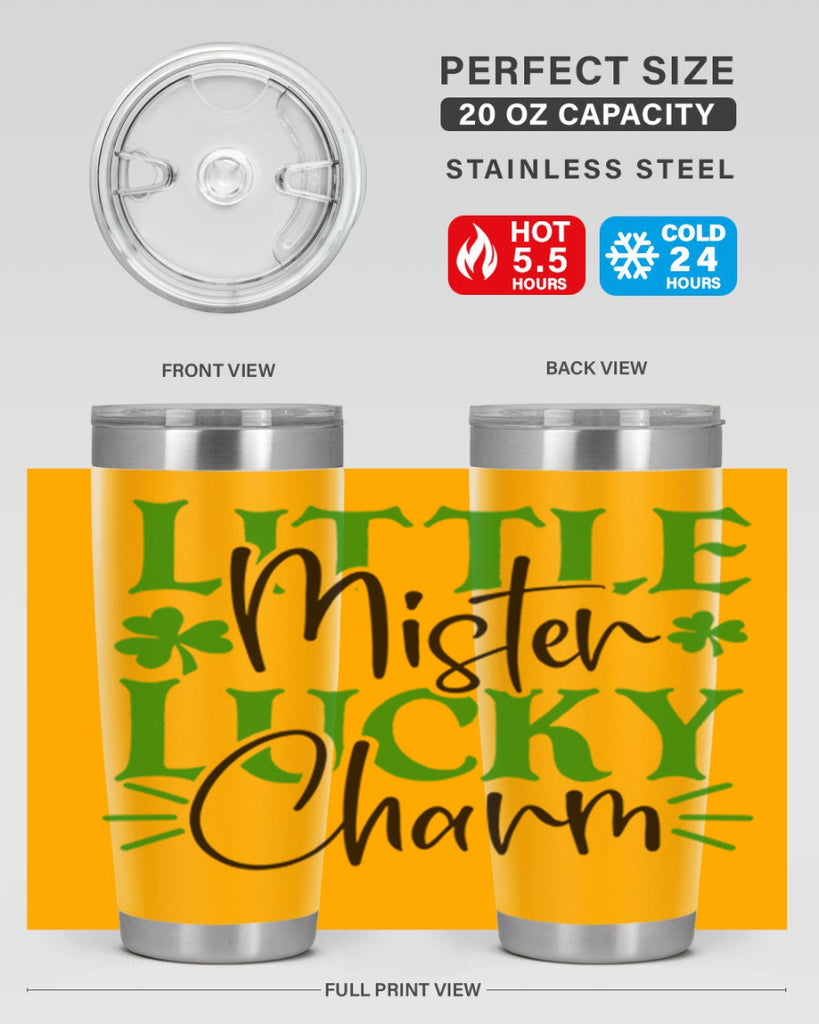 Little Mister Lucky Charm Style 153#- St Patricks Day- Tumbler