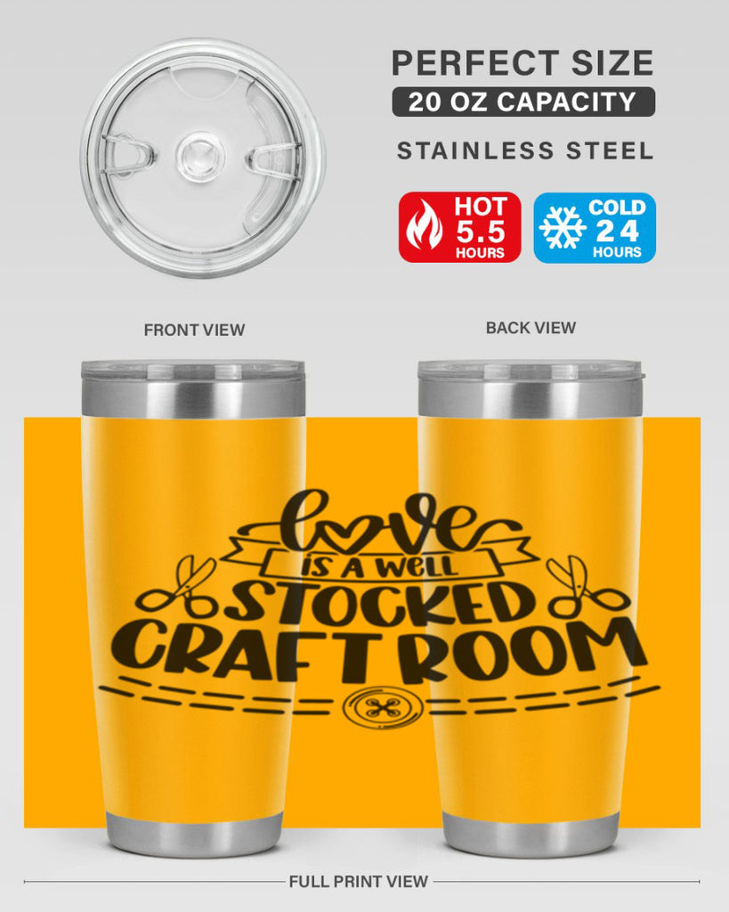 Love Is A Well Stocked 13#- crafting- Tumbler