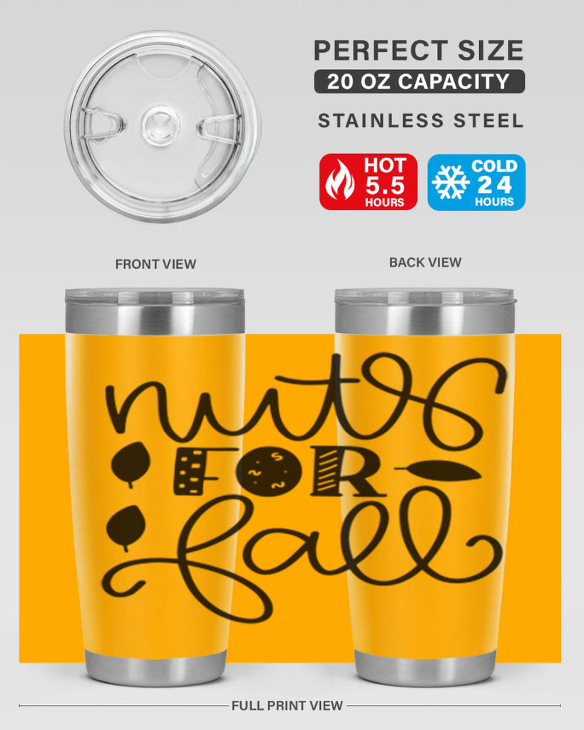 Nuts For Fall 446#- fall- Tumbler