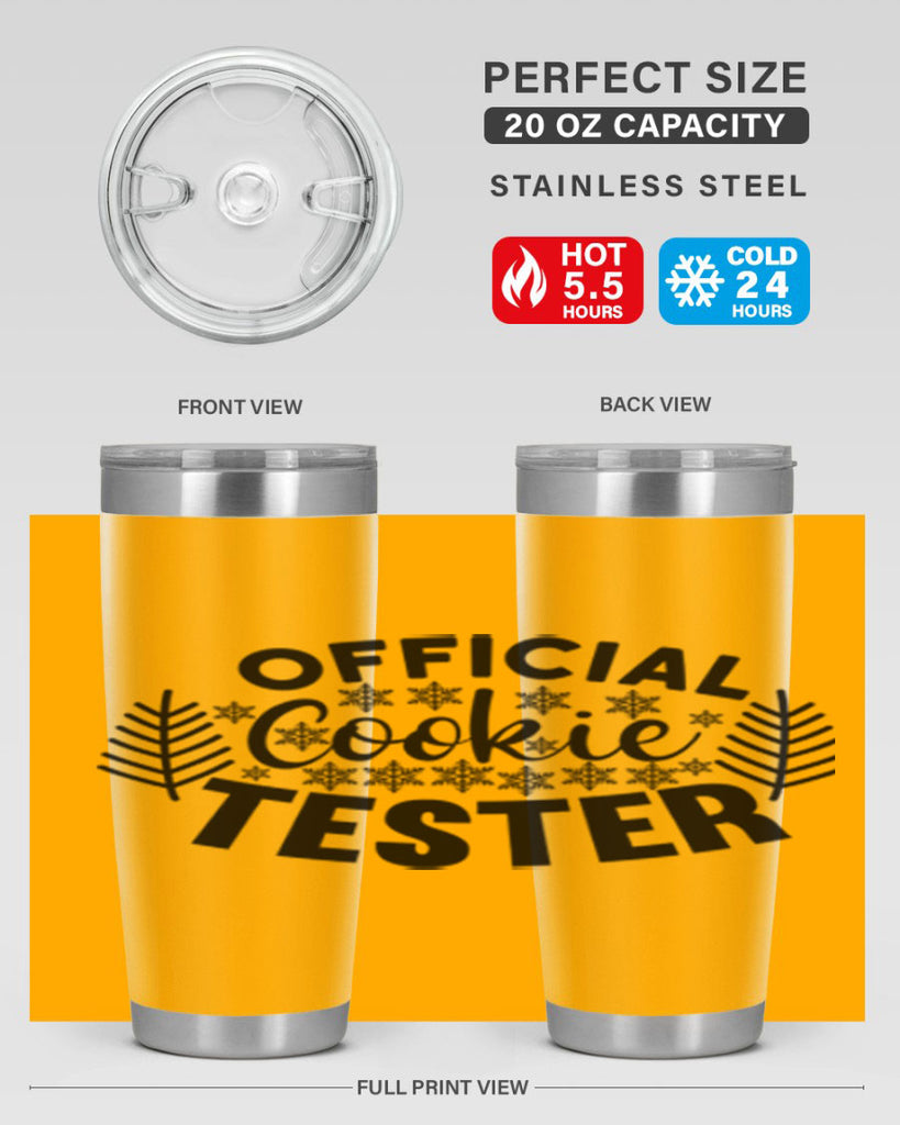 Official Cookie Tester 330#- winter- Tumbler
