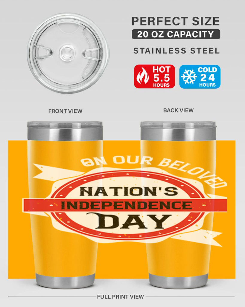 On our beloved Nations Independence Day Style 134#- Fourt Of July- Tumbler