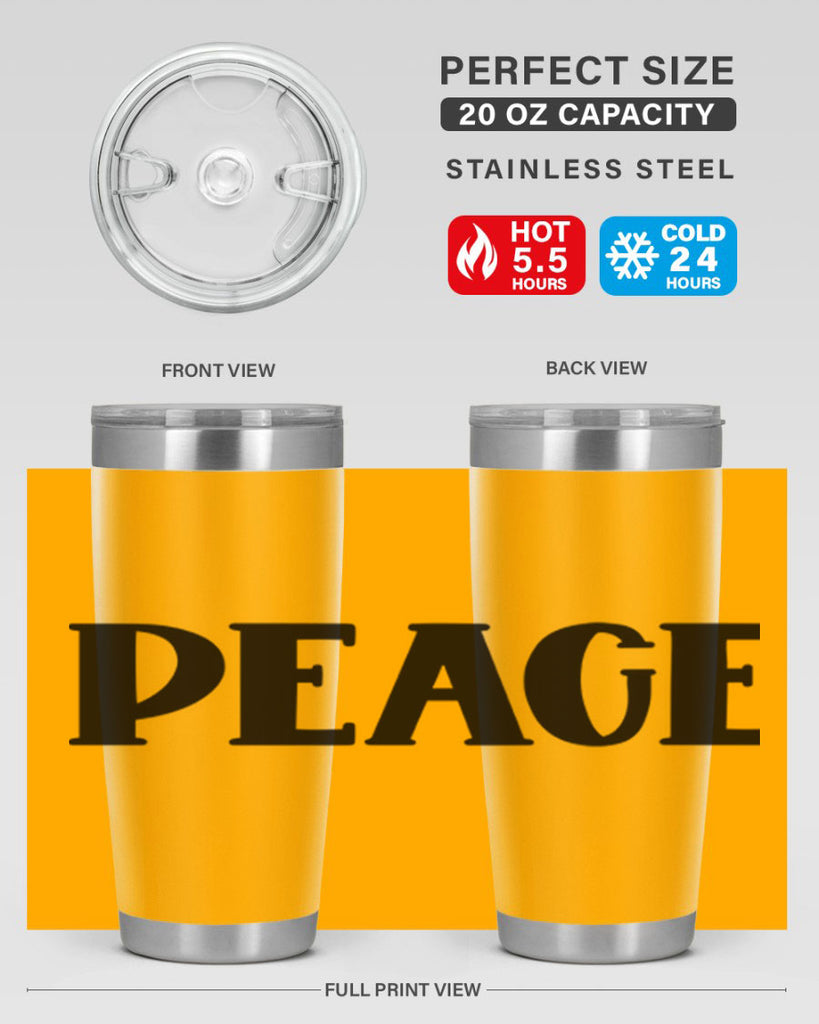 Peace Style 40#- St Patricks Day- Tumbler