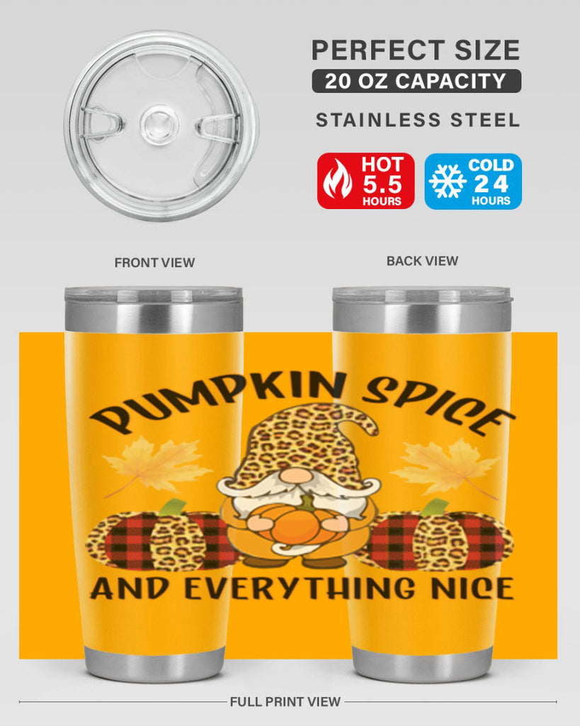 Pumpkin Spice and Everything Nice 534#- fall- Tumbler