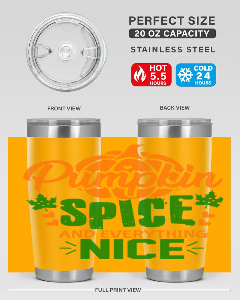 Pumpkin Spice and Everything Nice 538#- fall- Tumbler