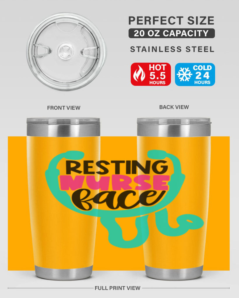 Resting Nurse Face Style Style 57#- nurse- tumbler