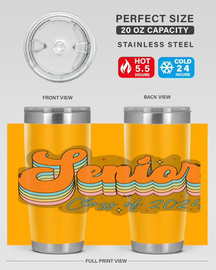 Senior class of 2024 18#- 12th grade- Tumbler