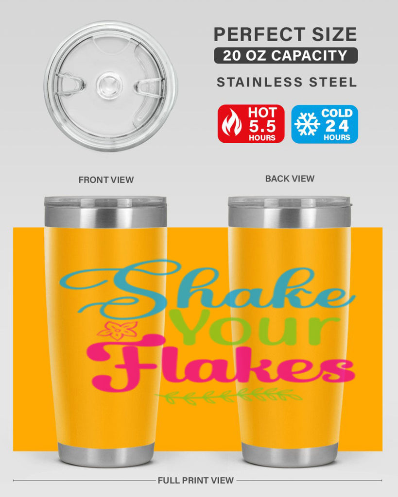 Shake Your Flakes 356#- winter- Tumbler