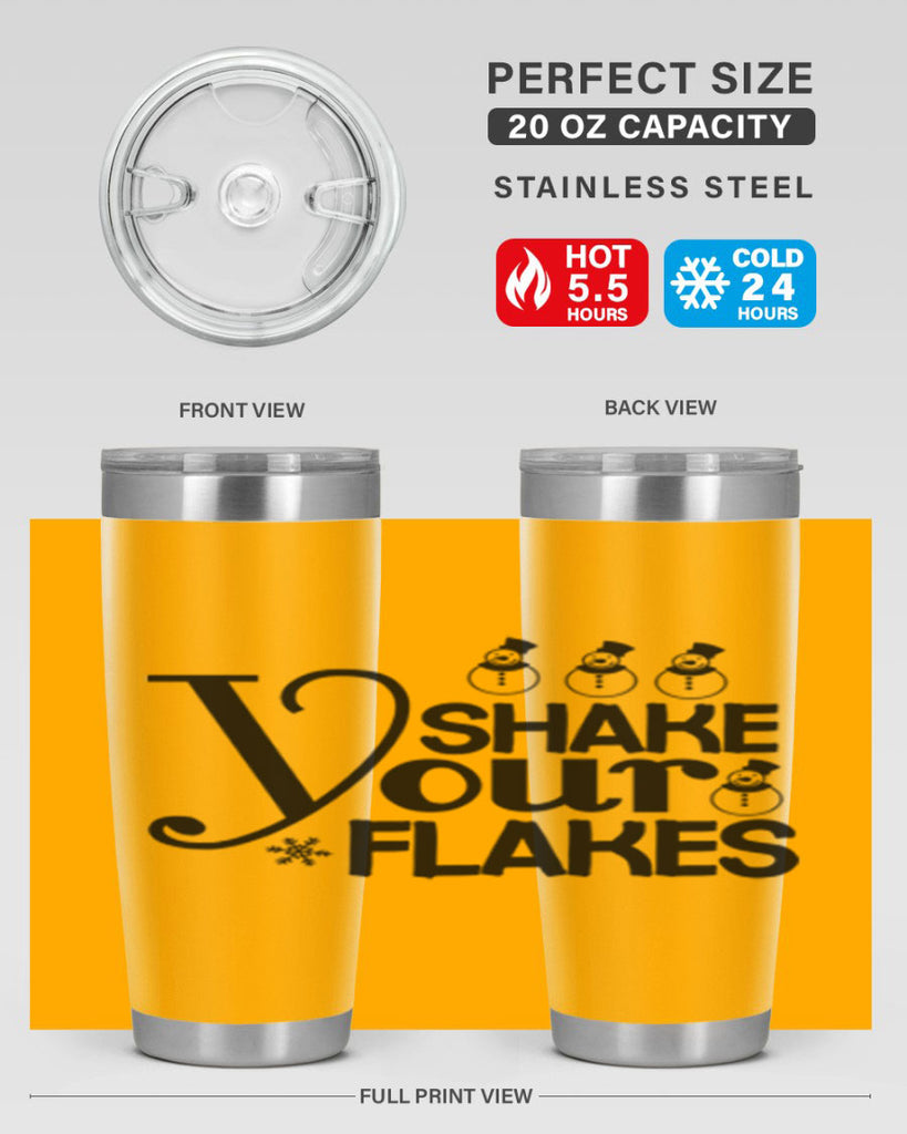 Shake Your Flakes 357#- winter- Tumbler