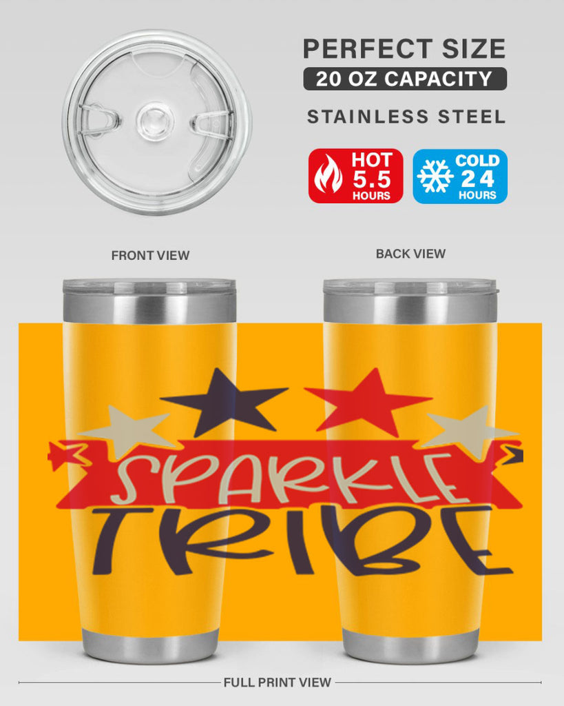 Sparkle Tribe Style 172#- Fourt Of July- Tumbler