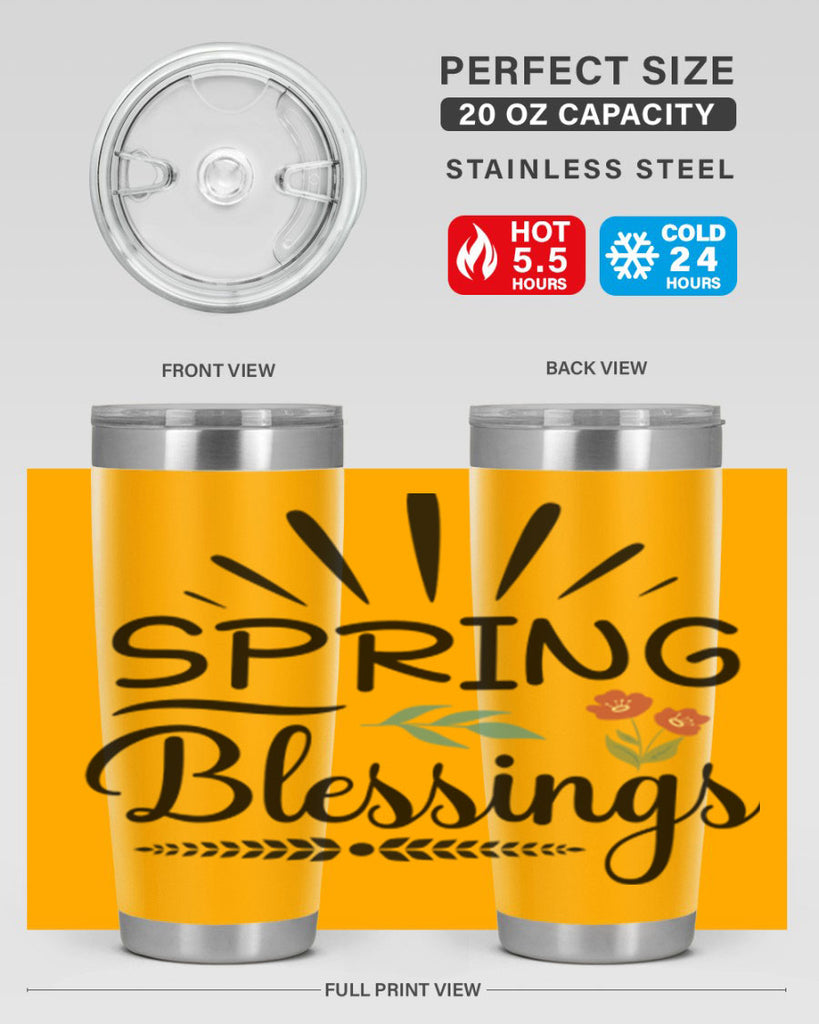 Spring Blessings  482#- spring- Tumbler
