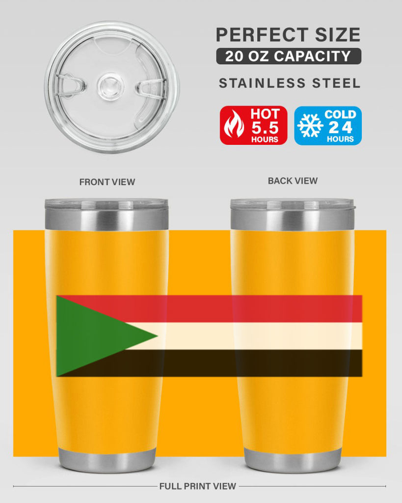 Sudan 31#- world flags- Tumbler