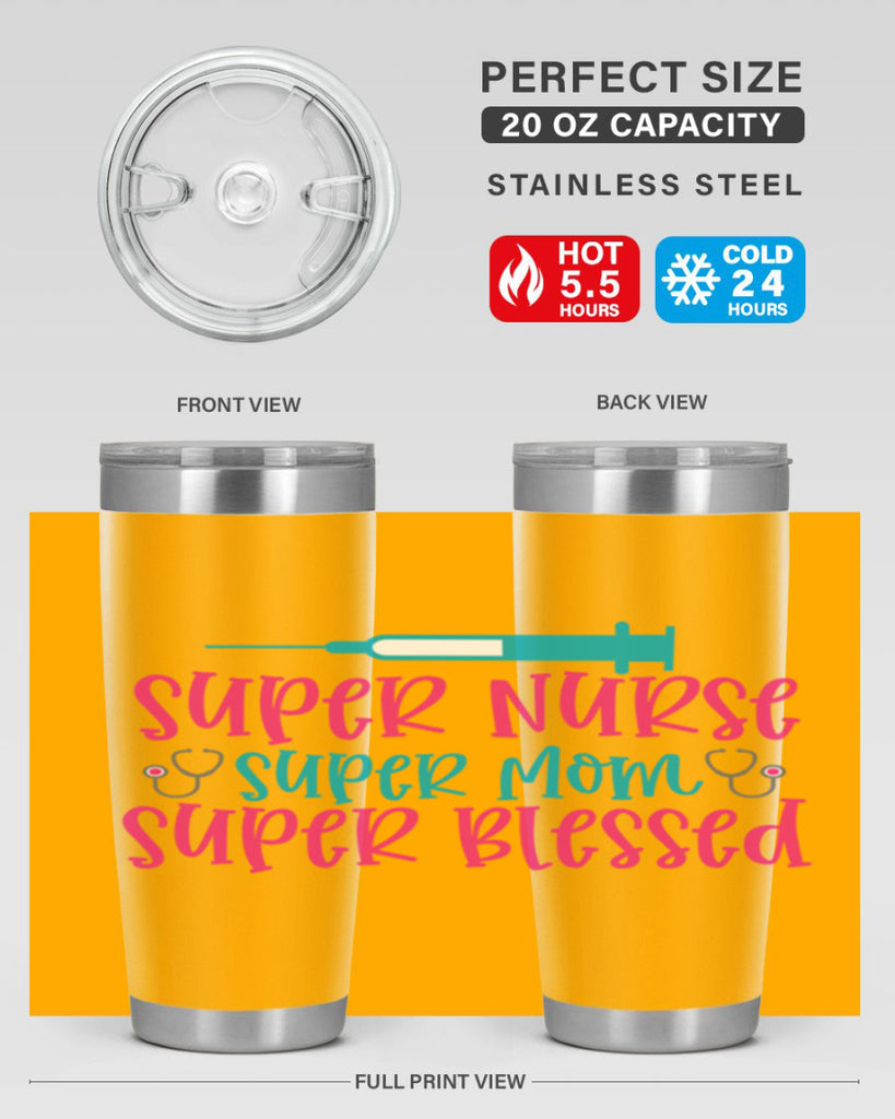 Super Nurse Super Mom Style 347#- nurse- tumbler