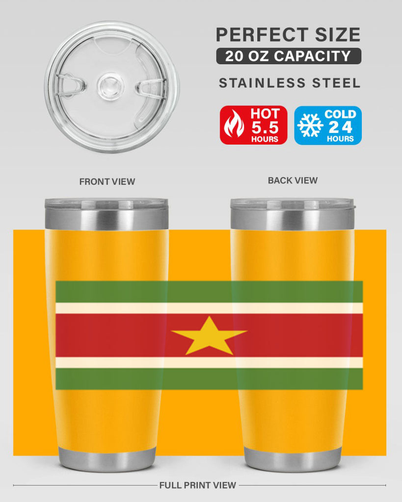 Suriname 30#- world flags- Tumbler