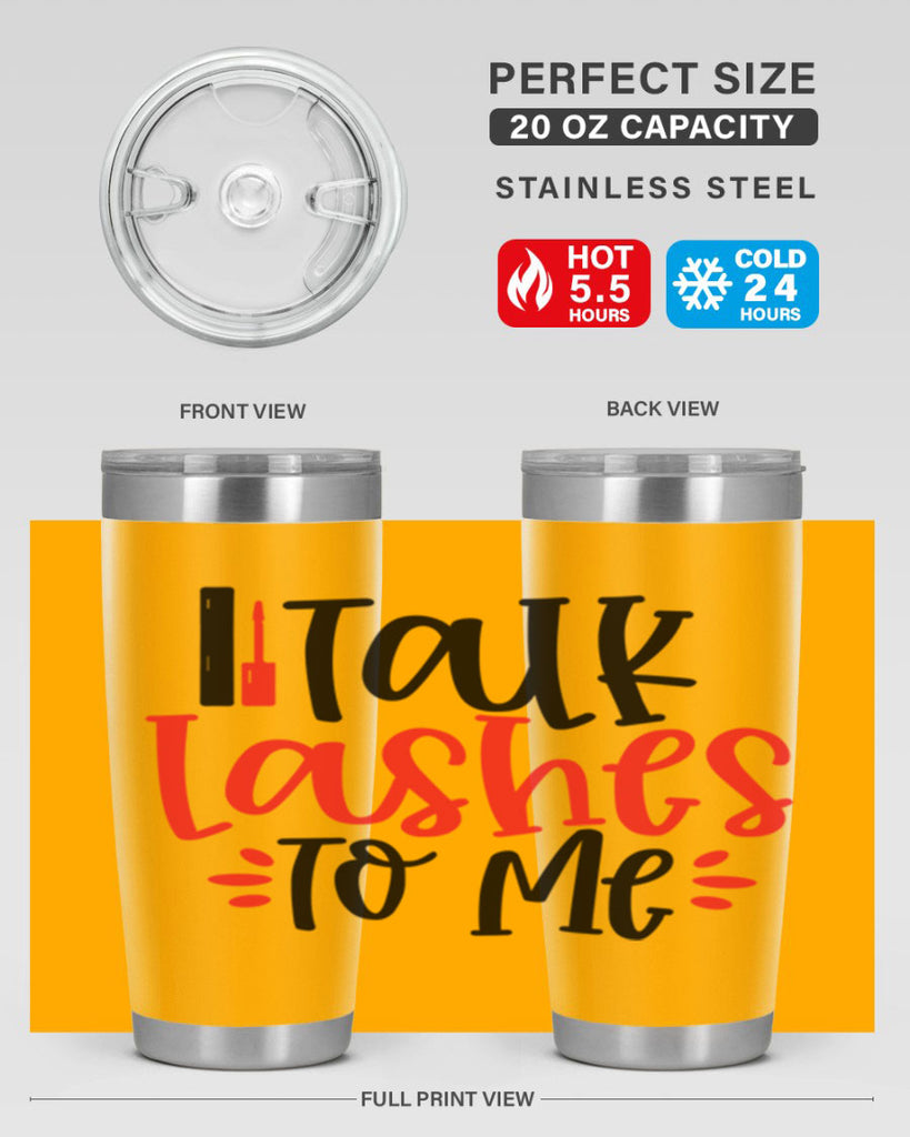 Talk Lashes To Me Style 219#- make up- Tumbler