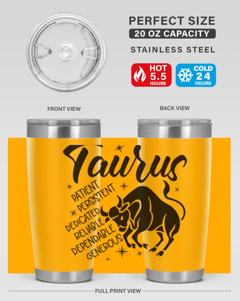 Taurus 492#- zodiac- Tumbler
