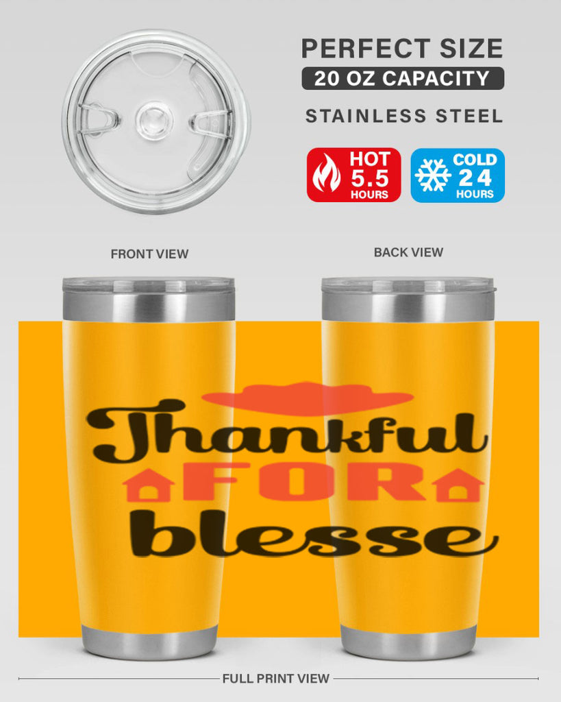 Thankful for blesse 599#- fall- Tumbler