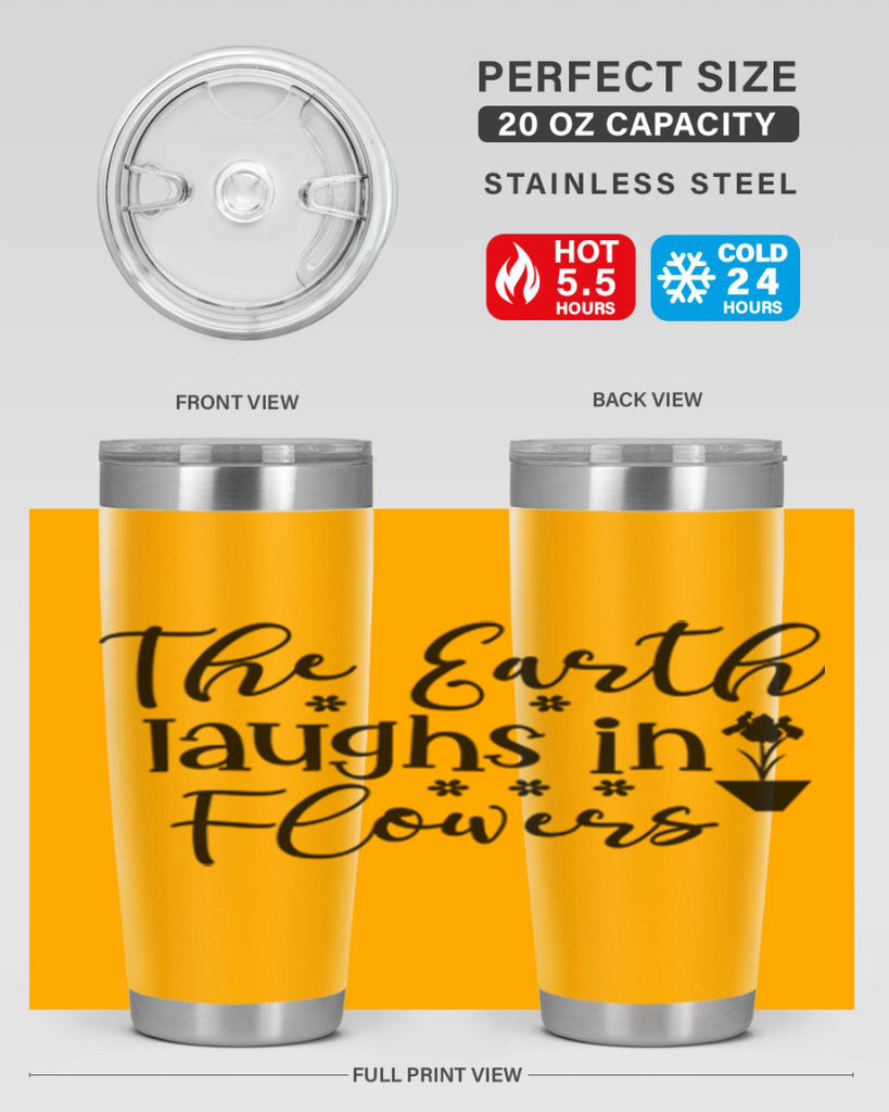 The Earth Laughs In Flowers 539#- spring- Tumbler