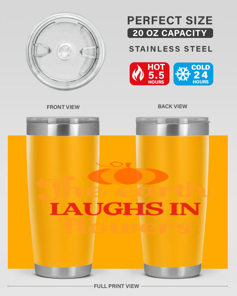 The earth laughs in flowers 538#- spring- Tumbler