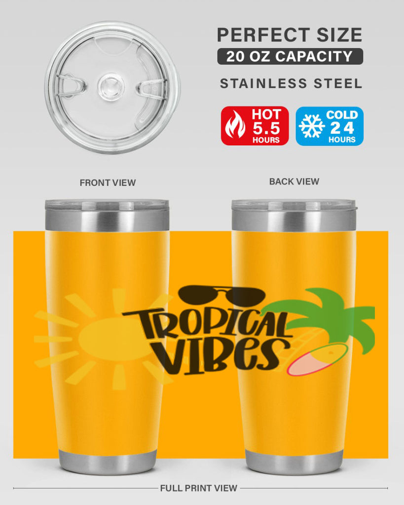 Tropical Vibes Style 9#- summer- Tumbler
