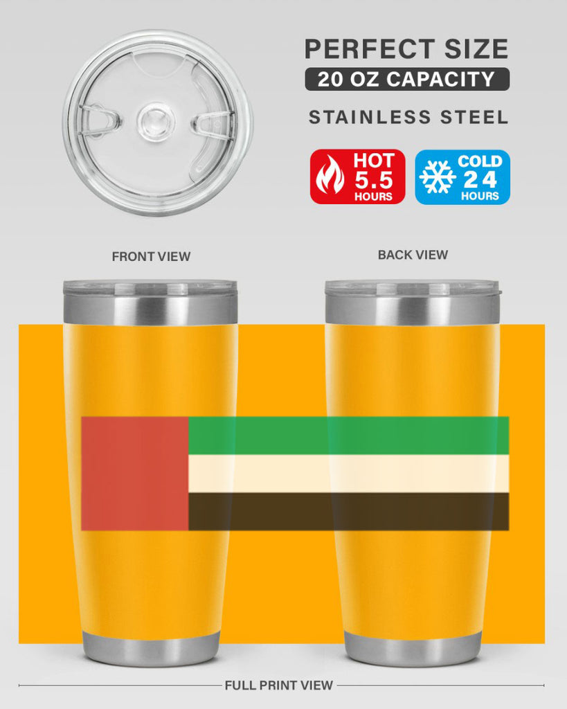 United Arab Emirates 12#- world flags- Tumbler