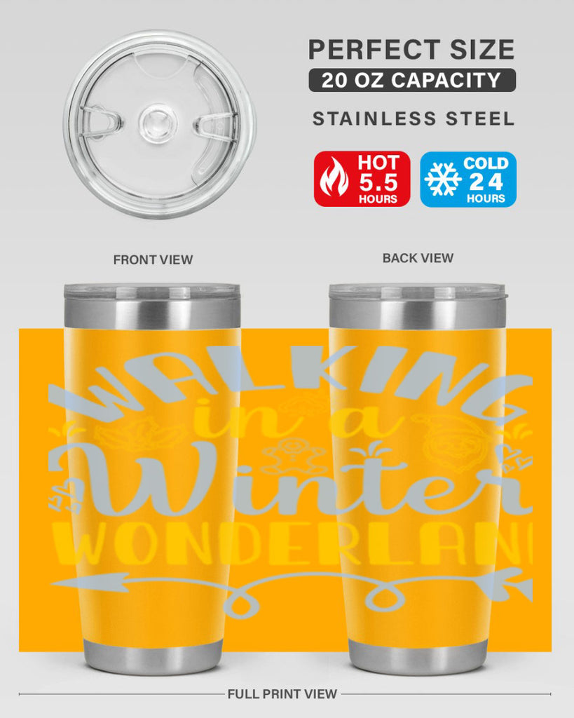 Walking in a winter wonderland440#- winter- Tumbler