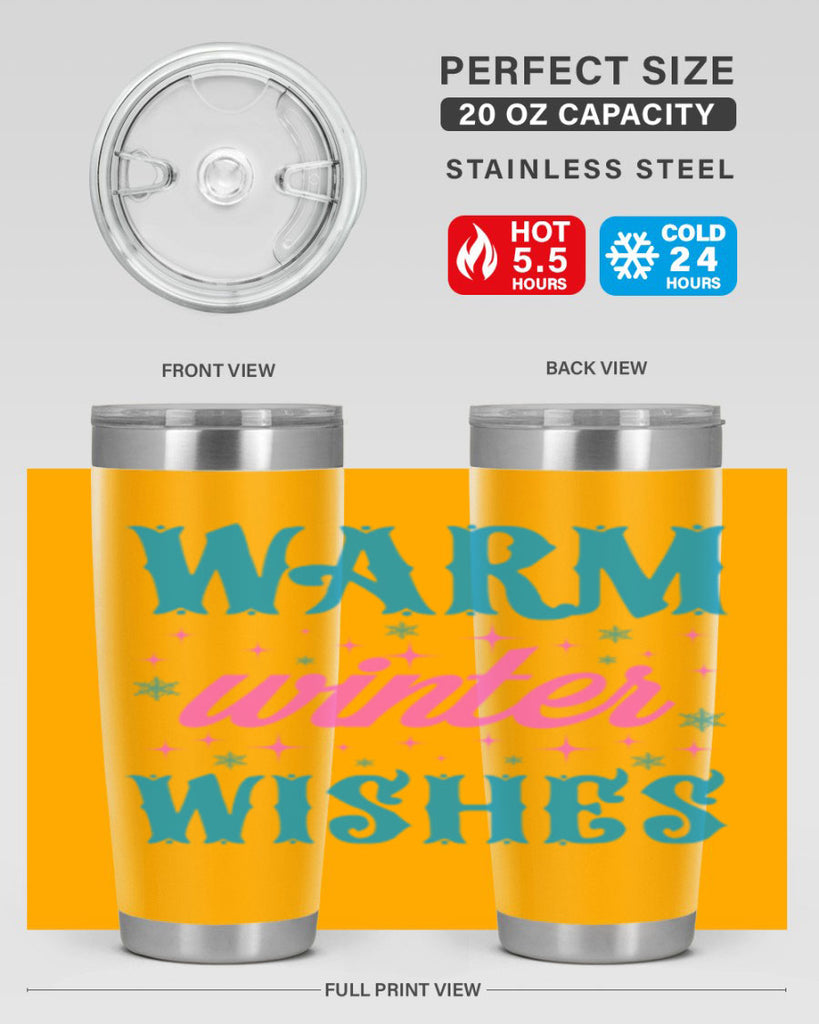 Warm Winter Wishes 464#- winter- Tumbler