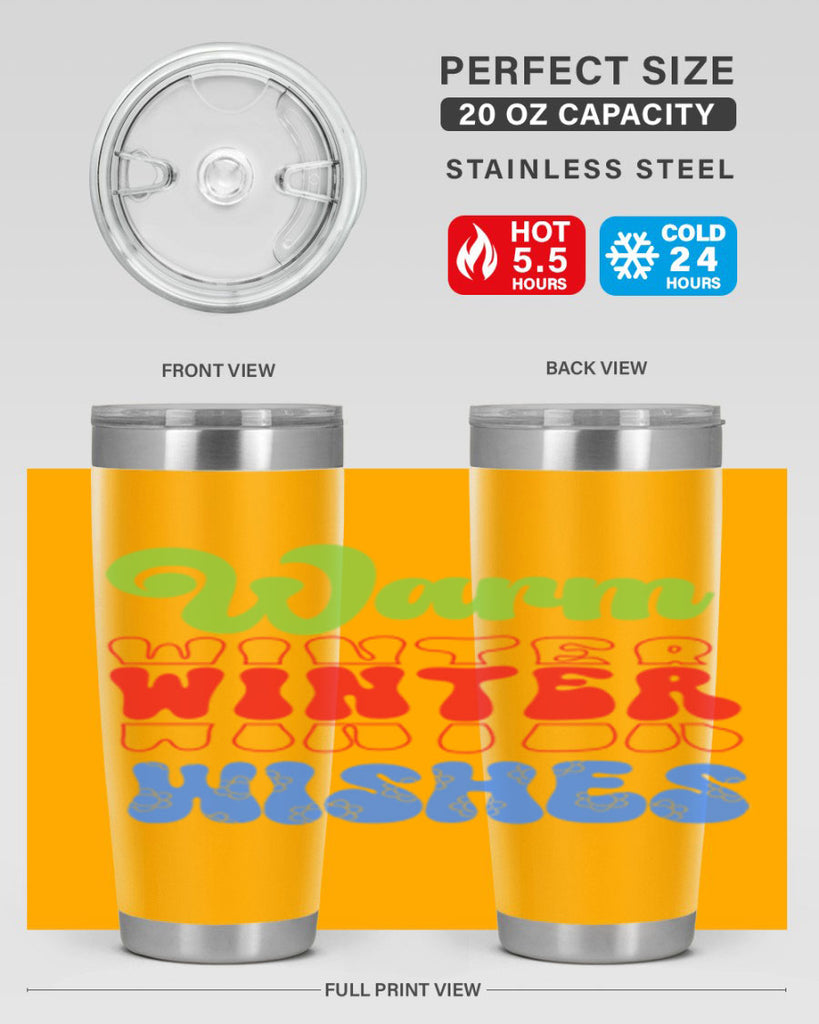Warm winter wishes 458#- winter- Tumbler