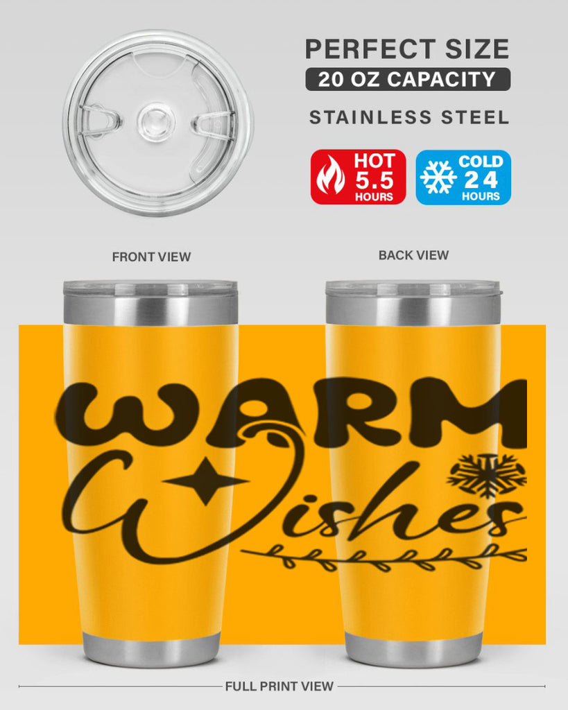 Warm wishes 467#- winter- Tumbler