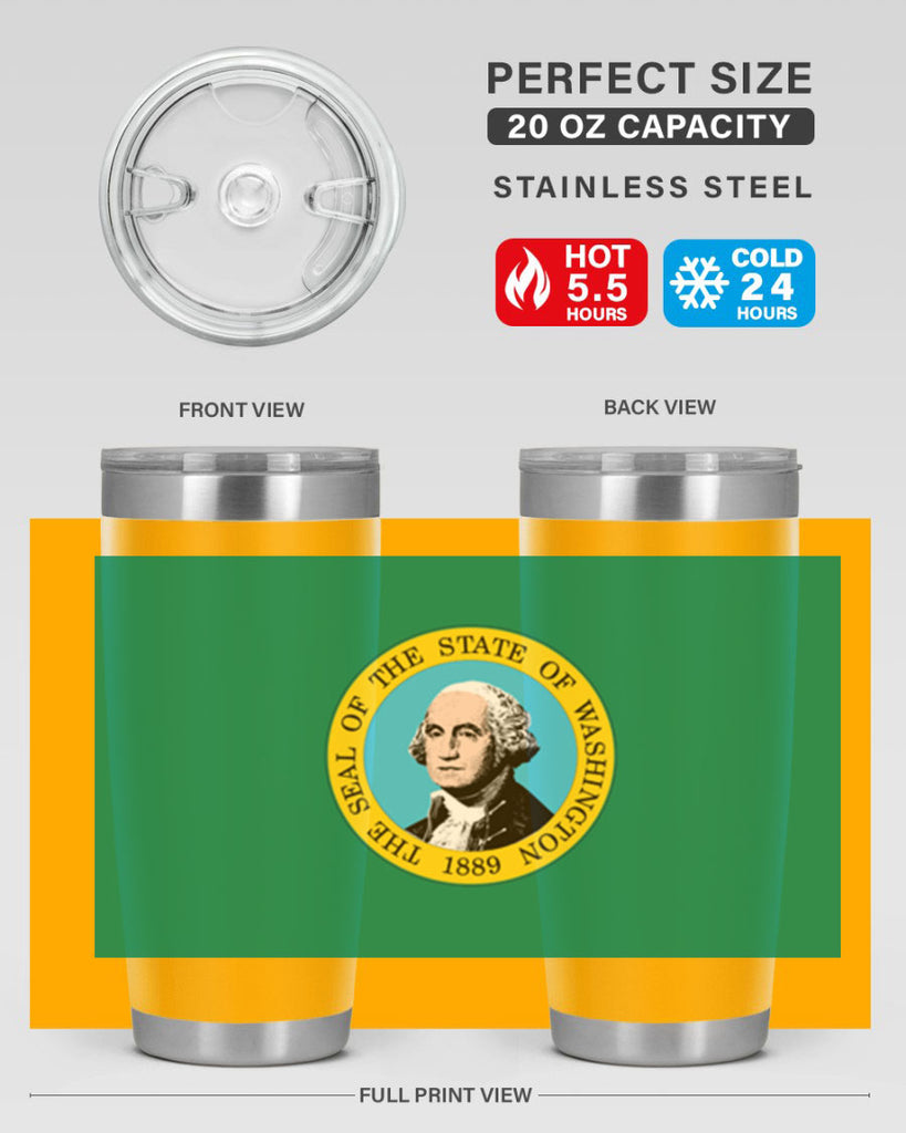Washington 4#- stateflags- Tumbler