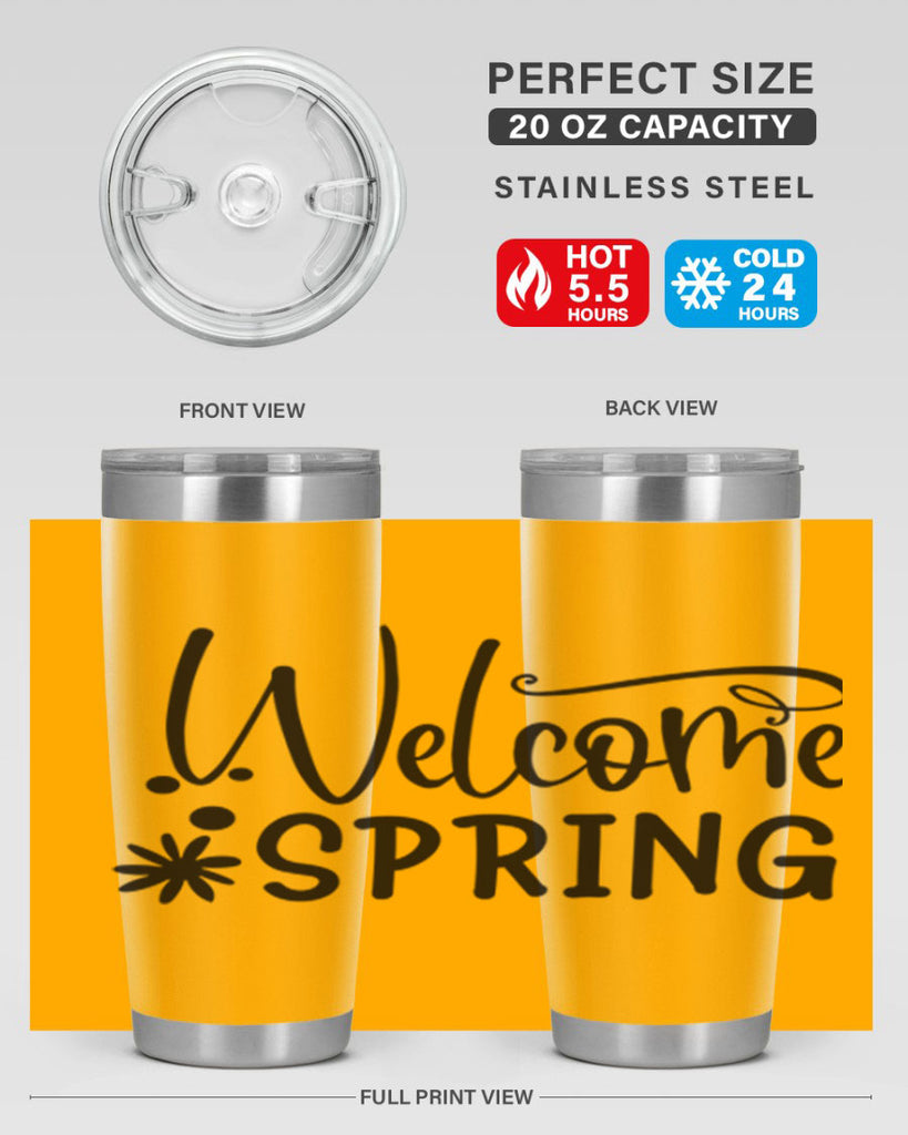 Welcome spring 12#- spring- Tumbler