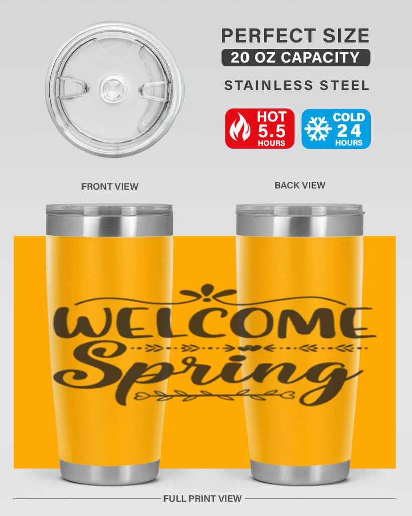Welcome spring 576#- spring- Tumbler