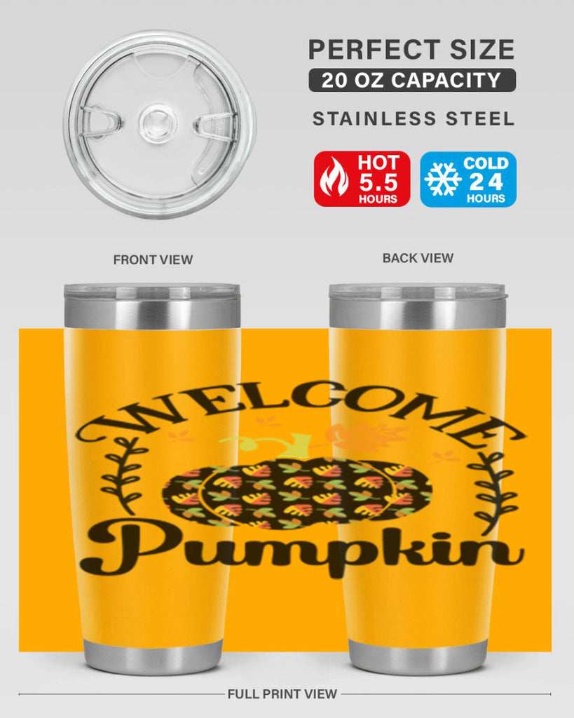 Welcomepumpkin 640#- fall- Tumbler