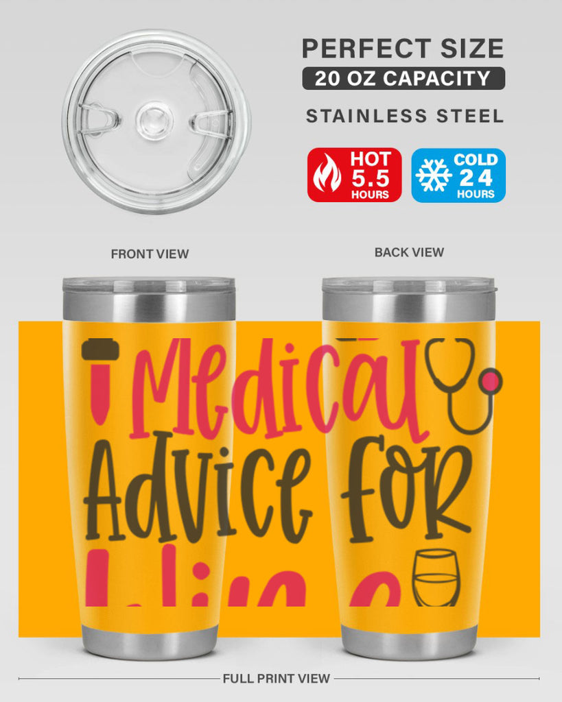 Will Trade Medical Advice for Wine Style 344#- nurse- tumbler