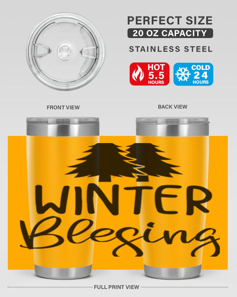 Winter Blesing483#- winter- Tumbler