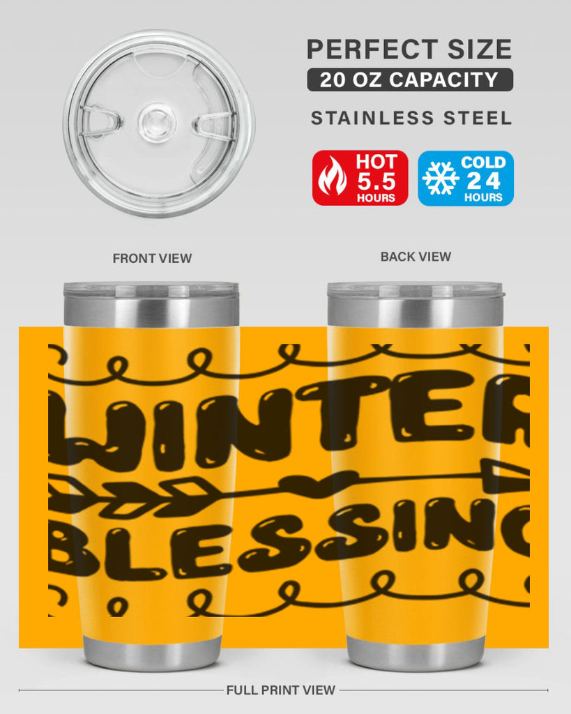 Winter Blessing 545#- winter- Tumbler
