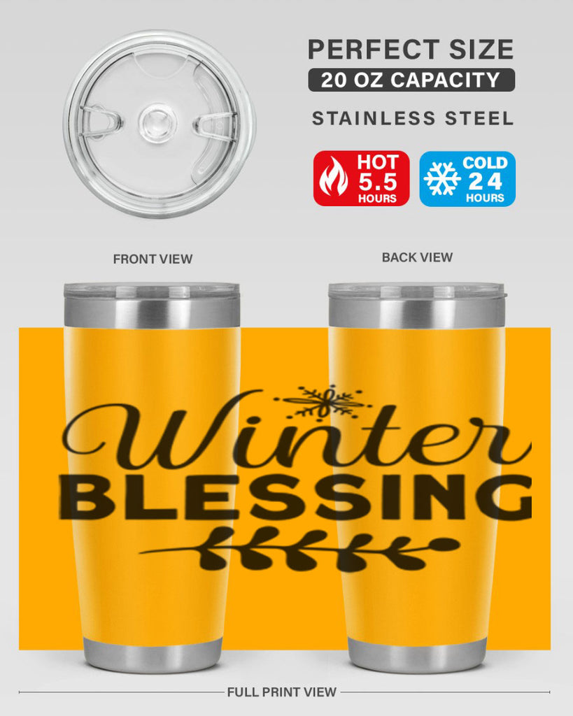 Winter Blessing488#- winter- Tumbler